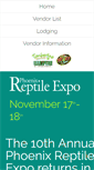 Mobile Screenshot of phxreptileexpo.com